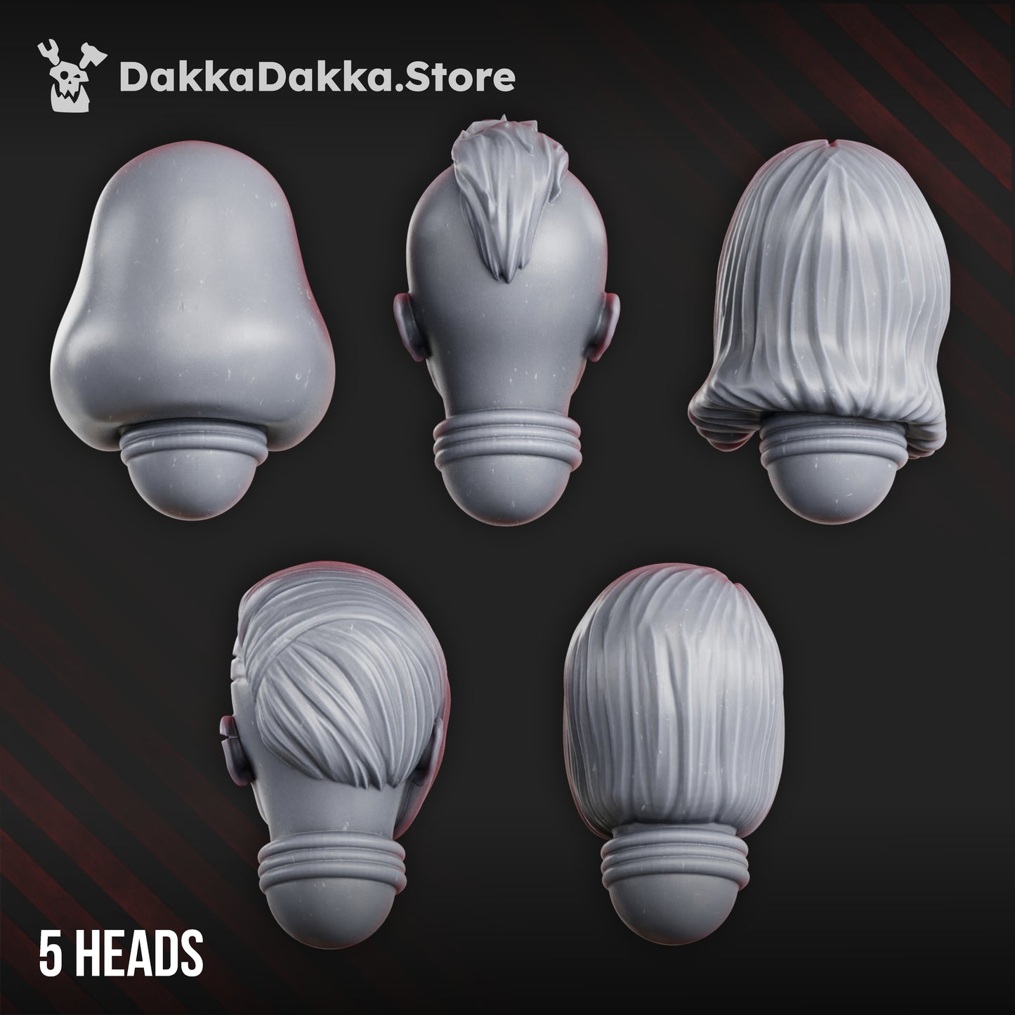 War Sisters Heads (x5)