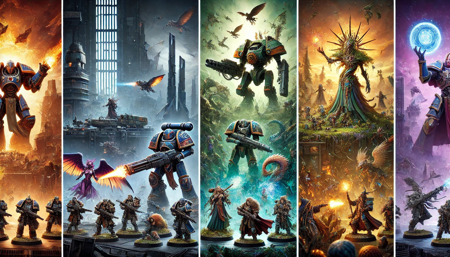 Miniaturen Fabrik: Landing Page Artwork