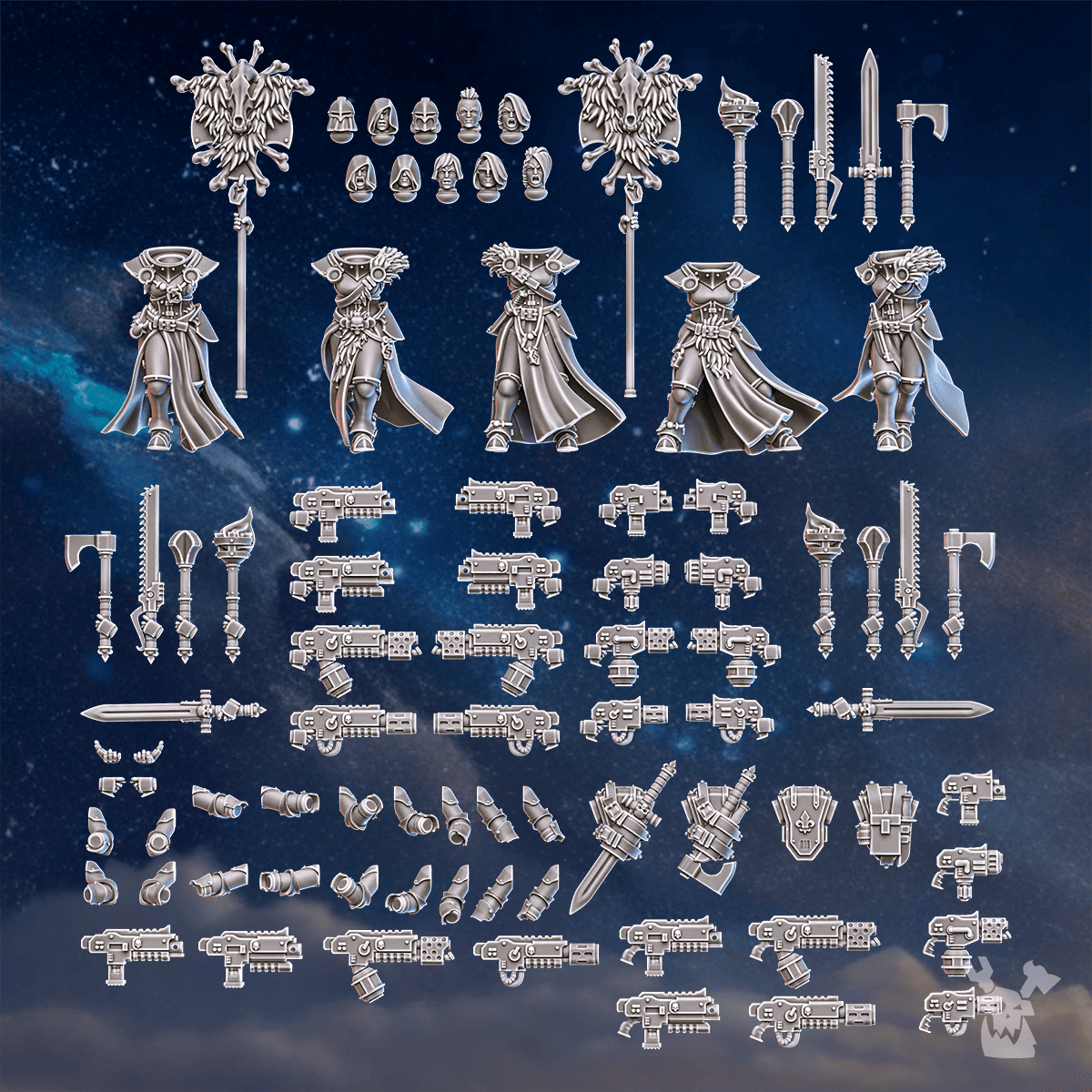 White Fangs Hunters (Build-Kit)