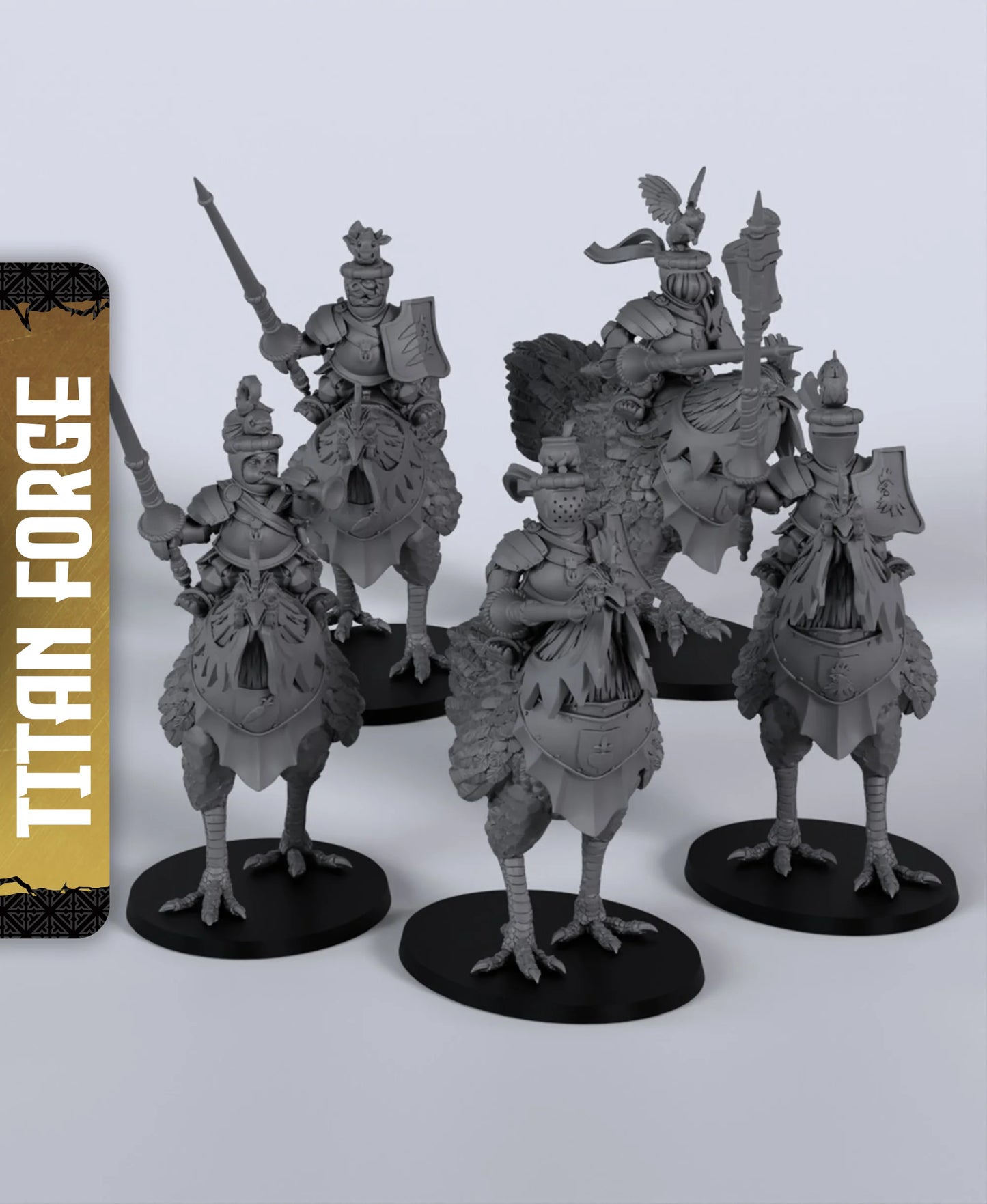 Halfling Chicken Riders (x5)