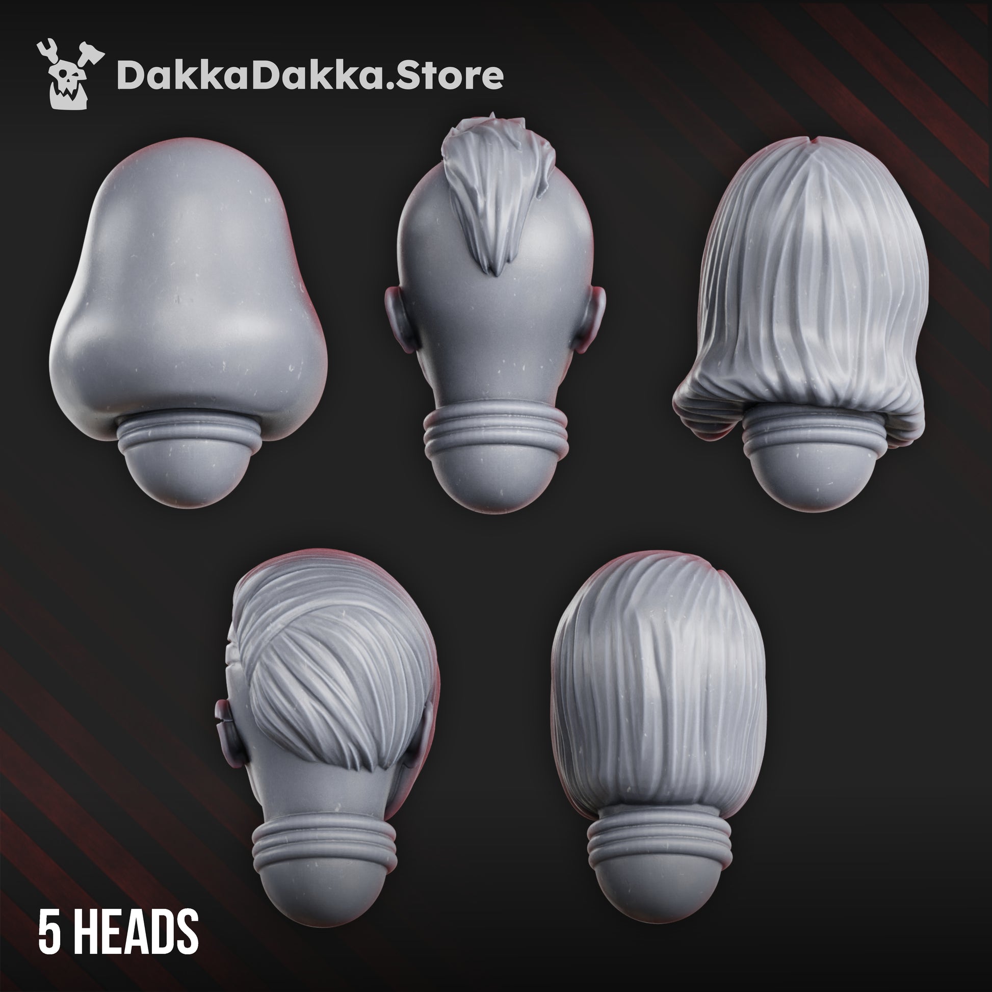 War Sisters Heads (x5)