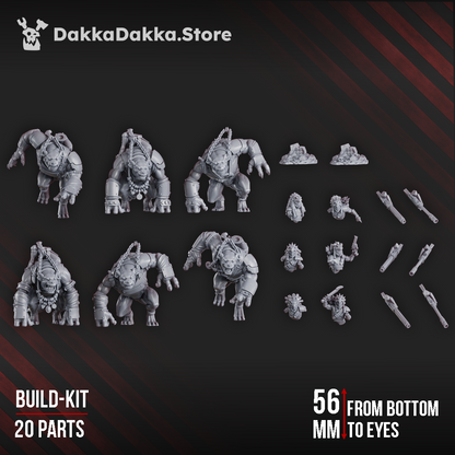 Mar-Duk Tribe Riders / Furybeasts (Build Kit)