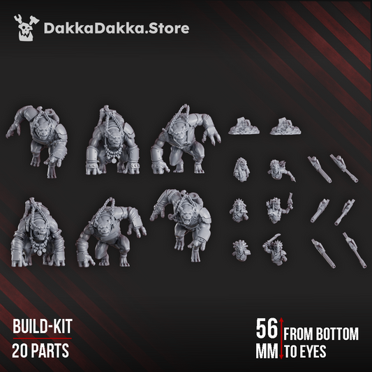 Mar-Duk Tribe Riders / Furybeasts (Build Kit)