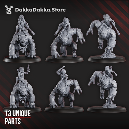 Mar-Duk Tribe Riders / Furybeasts (Build Kit)