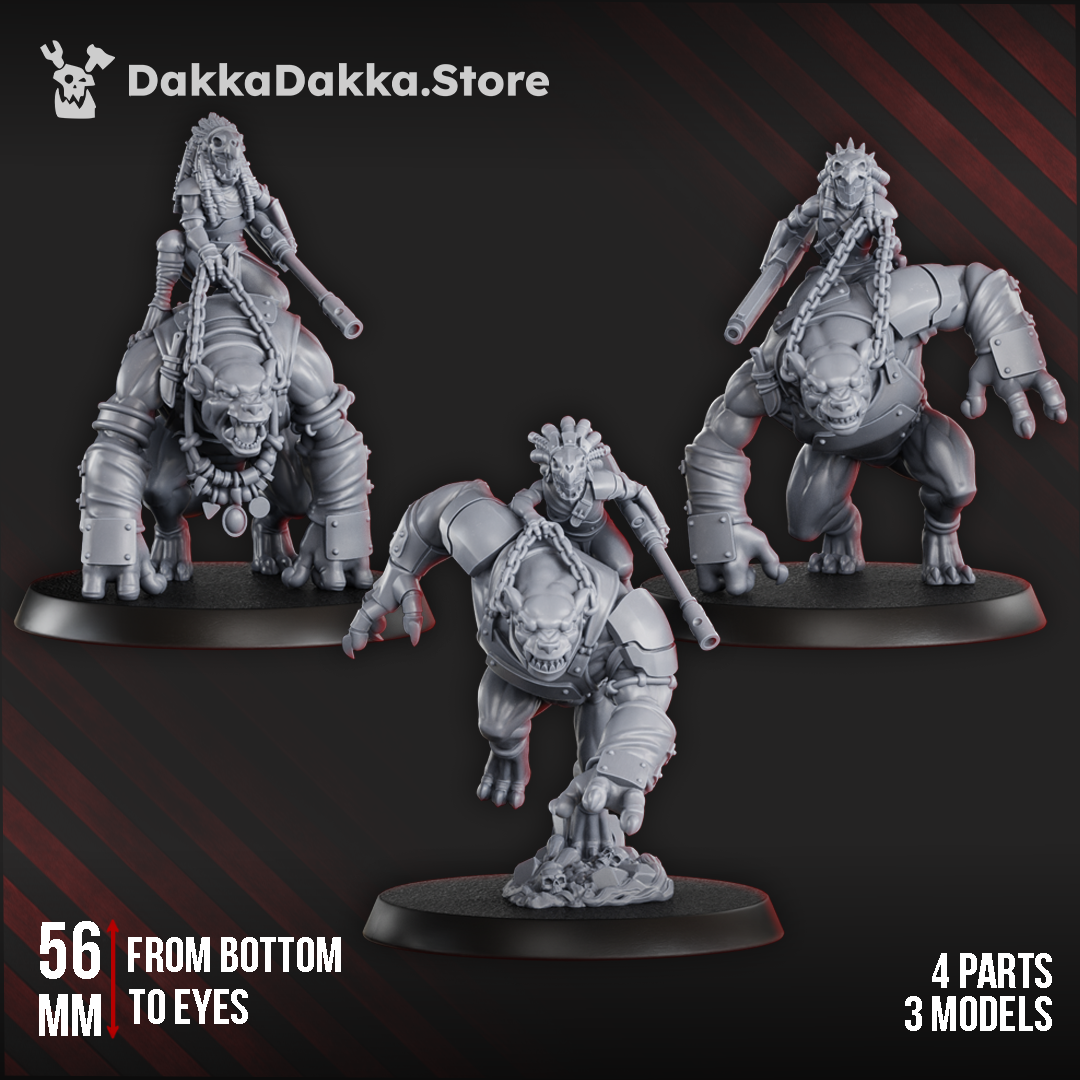 Mar-Duk Tribe Riders Squad (x3)