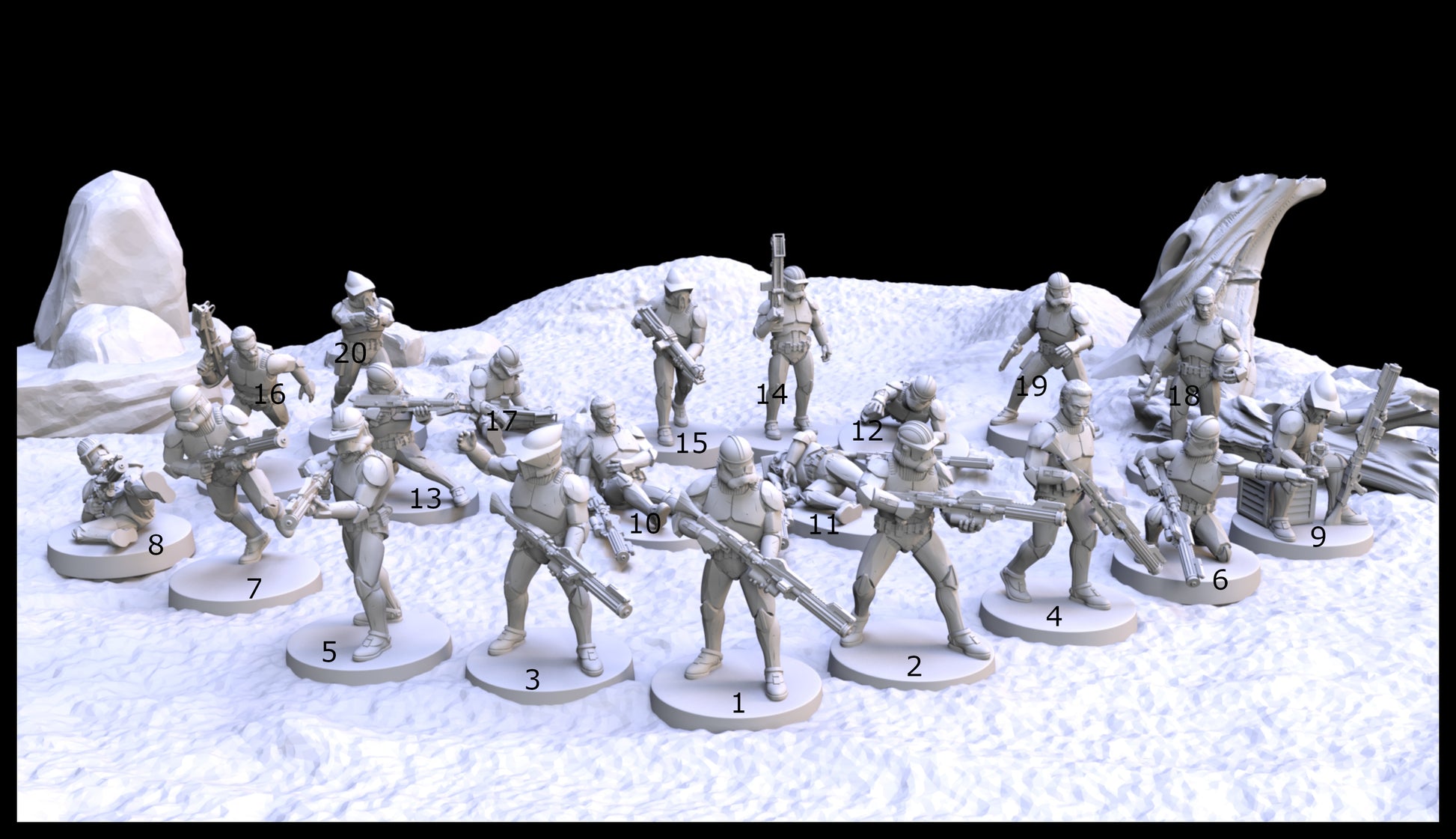 Assault Clone Trooper (x20)