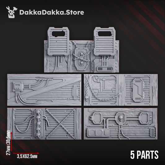 NexusBlock Sci-Fi Trench Walls (Vol. 1)
