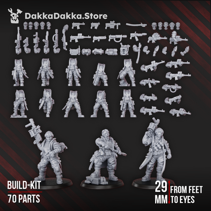 The Alcat Rats Infantry Squad (Build-Kit)