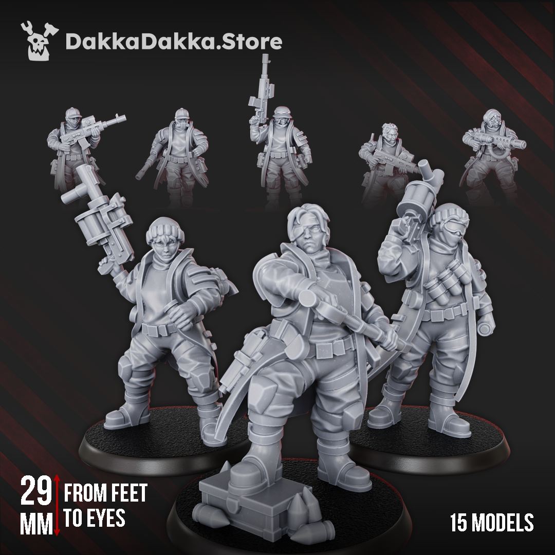The Alcat Rats Infantry Squad (x15)