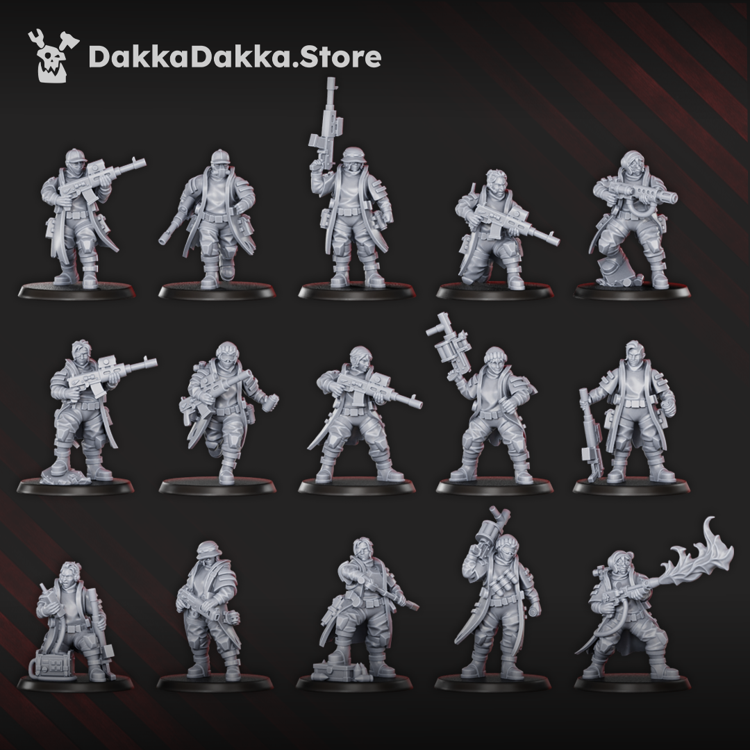 The Alcat Rats Infantry Squad (x15) - Variants